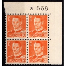 Marginalblok, postfrisk.